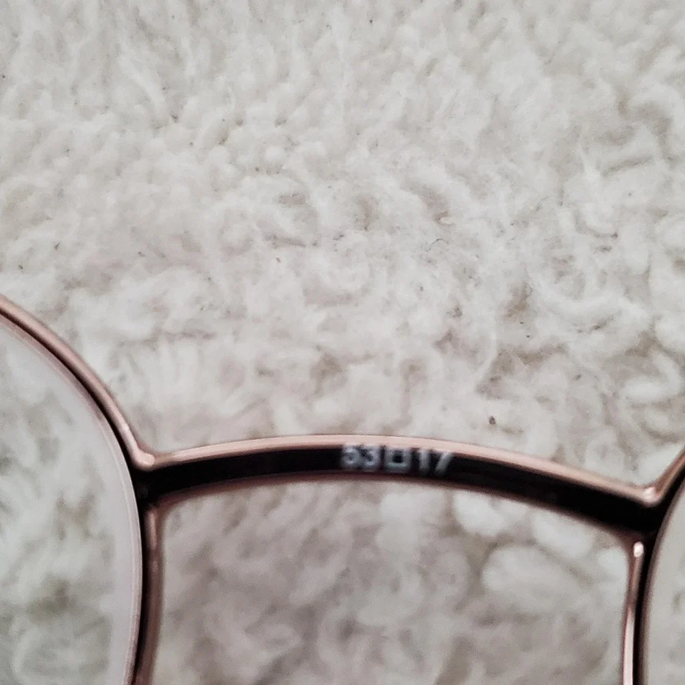 Ellen Tracy Edina Eyeglass Frames Womens 53-17-135 Wine Gold Square FRAMES ONLY